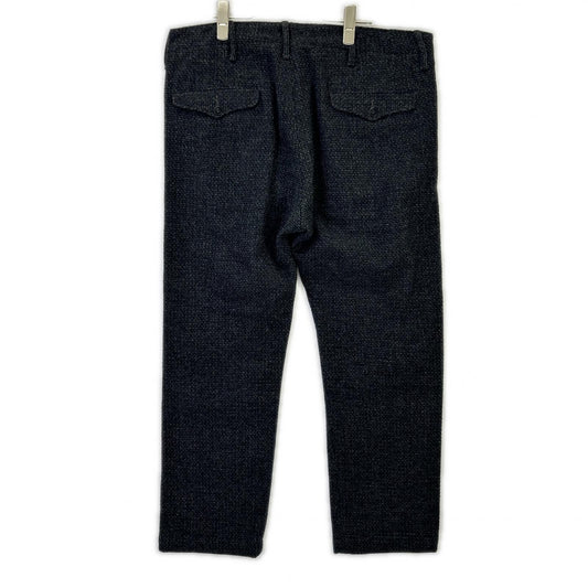 RRL ダブルアールエル ブラック REPAIR OFFICERS WOOL TROUSER/リペア ウールトラウザー ボトムス