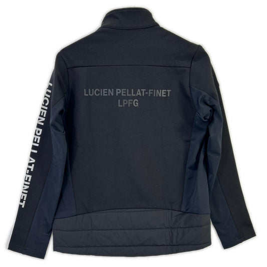 lucien pellat-finet ルシアンペラフィネ LPFG0-031F ブラック キルティング切り替え ジップアップジャケット ジャケット