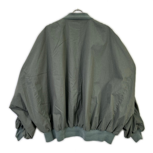 LAD MUSICIAN ラッドミュージシャン 2123-356 Khaki NY OXFORD MA-1 Cotton Zip-Up Blouson Jackets