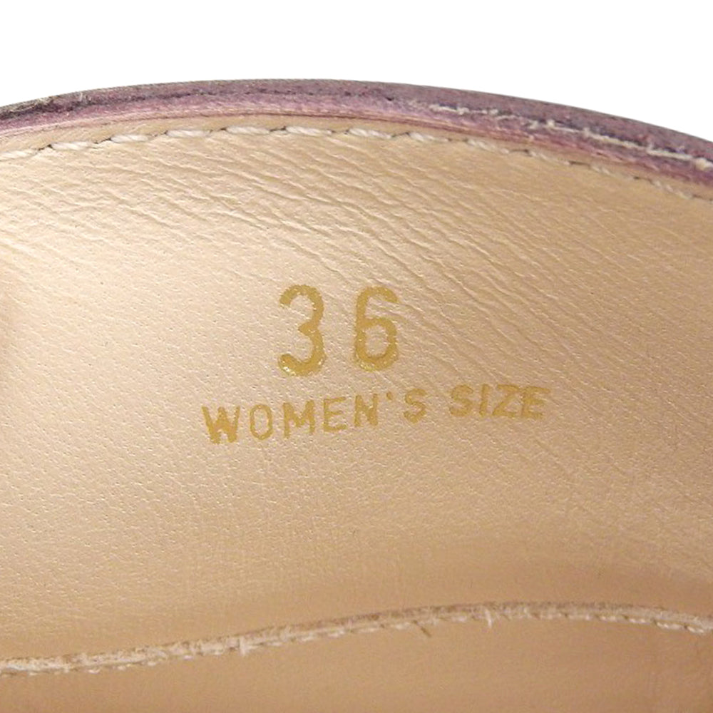 TOD'S トッズ ダブルT金具 フリンジデザイン モカシンローファー シューズ レディース ブラウン×ゴールド 36 シューズ