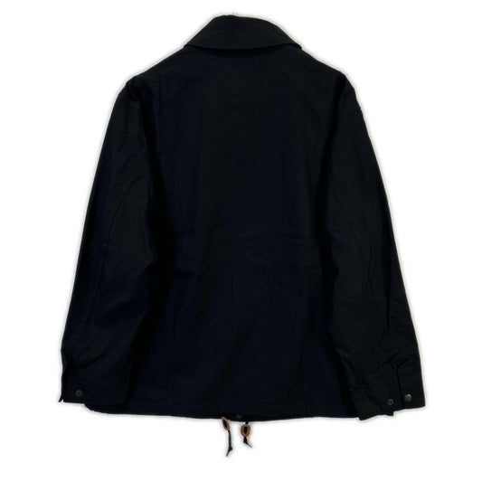 GO HEMP Go Hemp GHJ6169BSN black VALLEY JACKET coach jacket with patches jacket