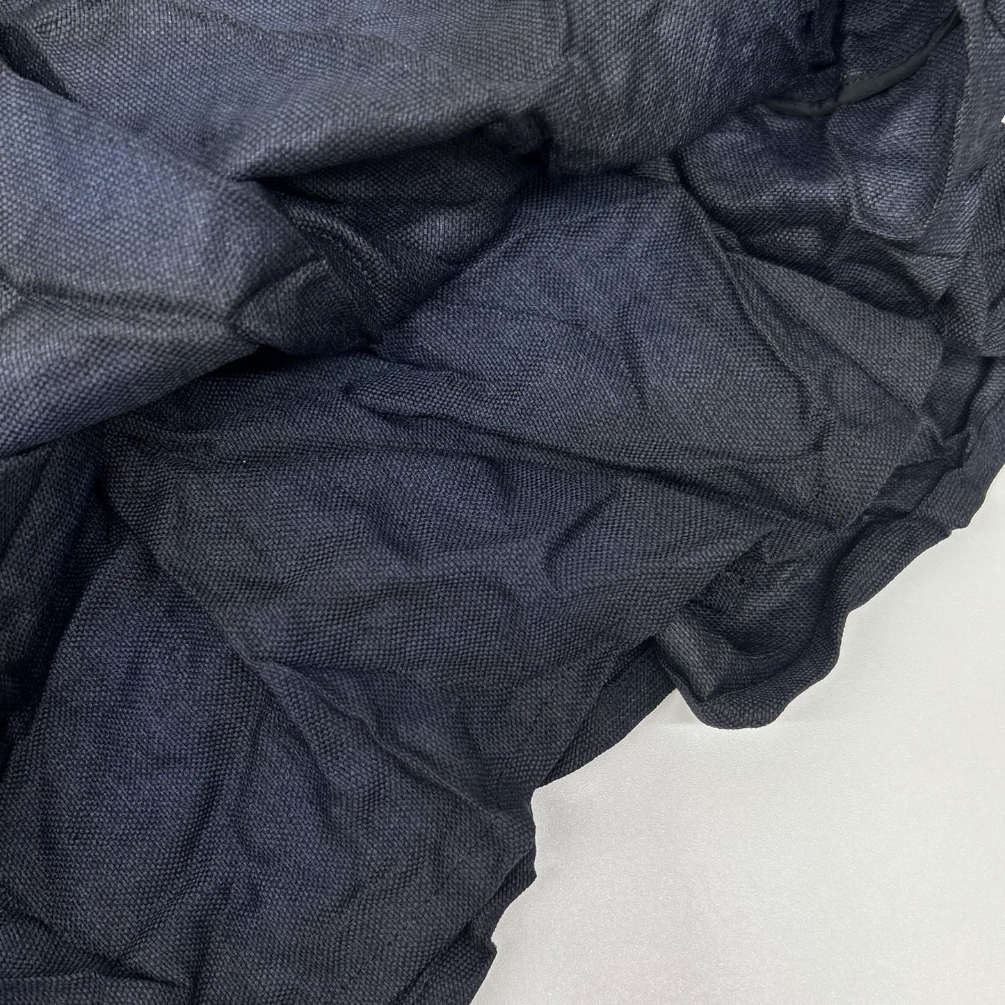 Yohji Yamamoto +Noir Yohji Yamamoto Plus Noir 17SS ND-S03-901 Navy Cotton Garment-Dyed Wrinkle-Processed Wrap Skirt Skirt