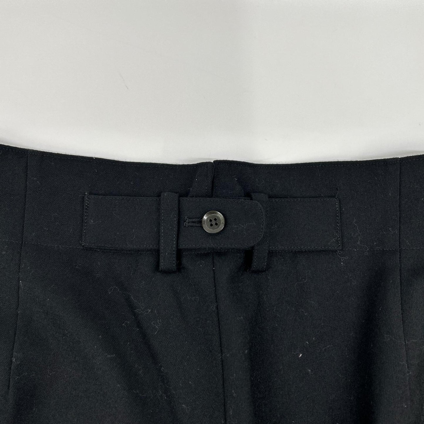 yohjiyamamoto ヨウジヤマモト 13SS FX-P09-109 ブラック クロップド スラックスパンツ ボトムス