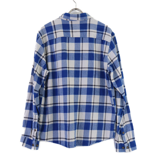 Patagonia パタゴニア 24SS 42410 ブルー×ホワイト ライトウェイトフィヨルドフランネルシャツ トップス