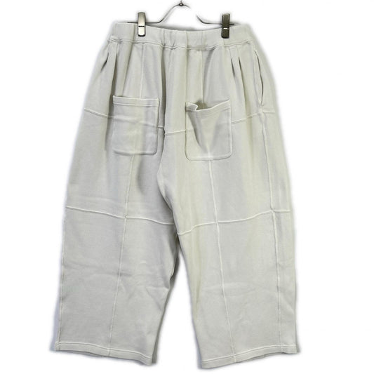 ANCELLM アンセルム 26SS ANC-PT110 ホワイト SMOOTH PANEL WIDE SLACKS ボトムス