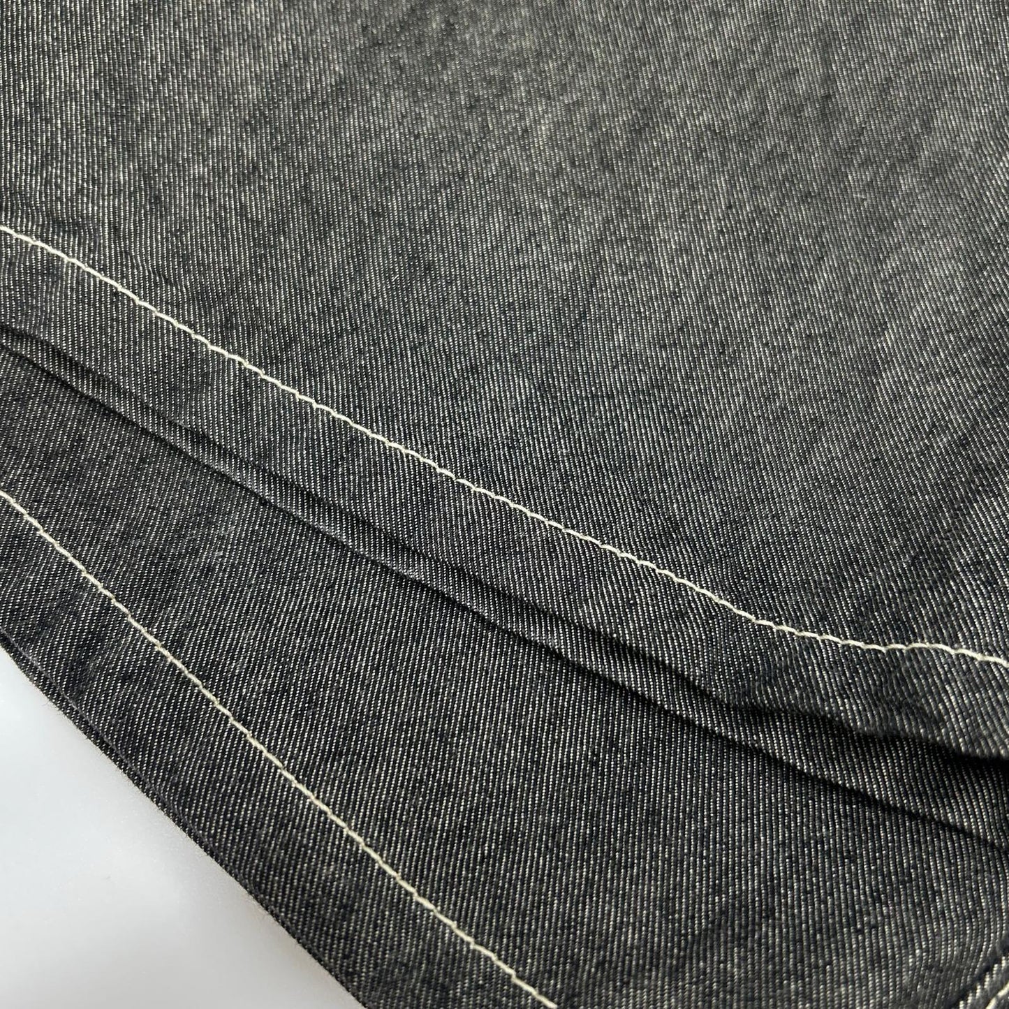 THE RERACS ザ・リラクス 24SS-REPT-207L 黑色 纤维素×棉 纽扣拉链门襟 高腰牛仔裤 下装