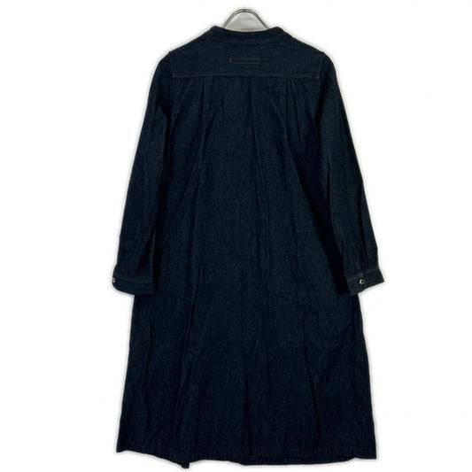 Pallas Palace パラスパレス PFOP3632D インディゴ コットン デニム ロングシャツ トップス