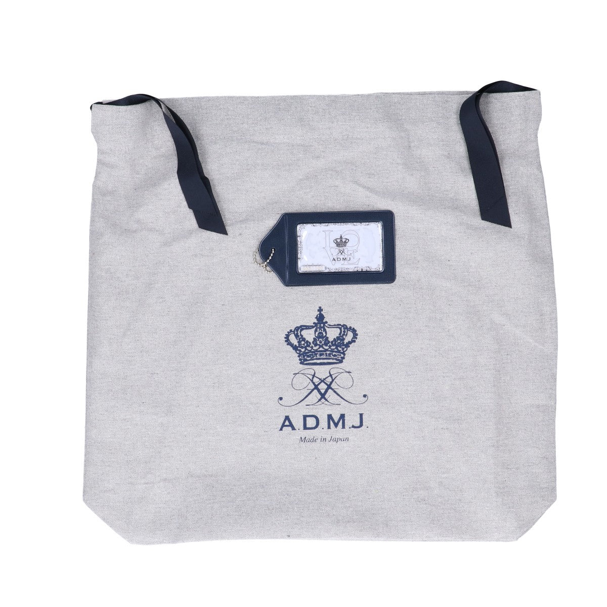 A.D.M.J. Accessoires De Mademoiselle ADMJ 【新品同様】23AW01026 ツイードツイル フラット トートバッグ
