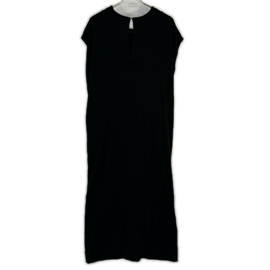 loin. Loin 5LST0002 Black Cellulose Blend Choker-Neck Jersey Sleeveless Dress