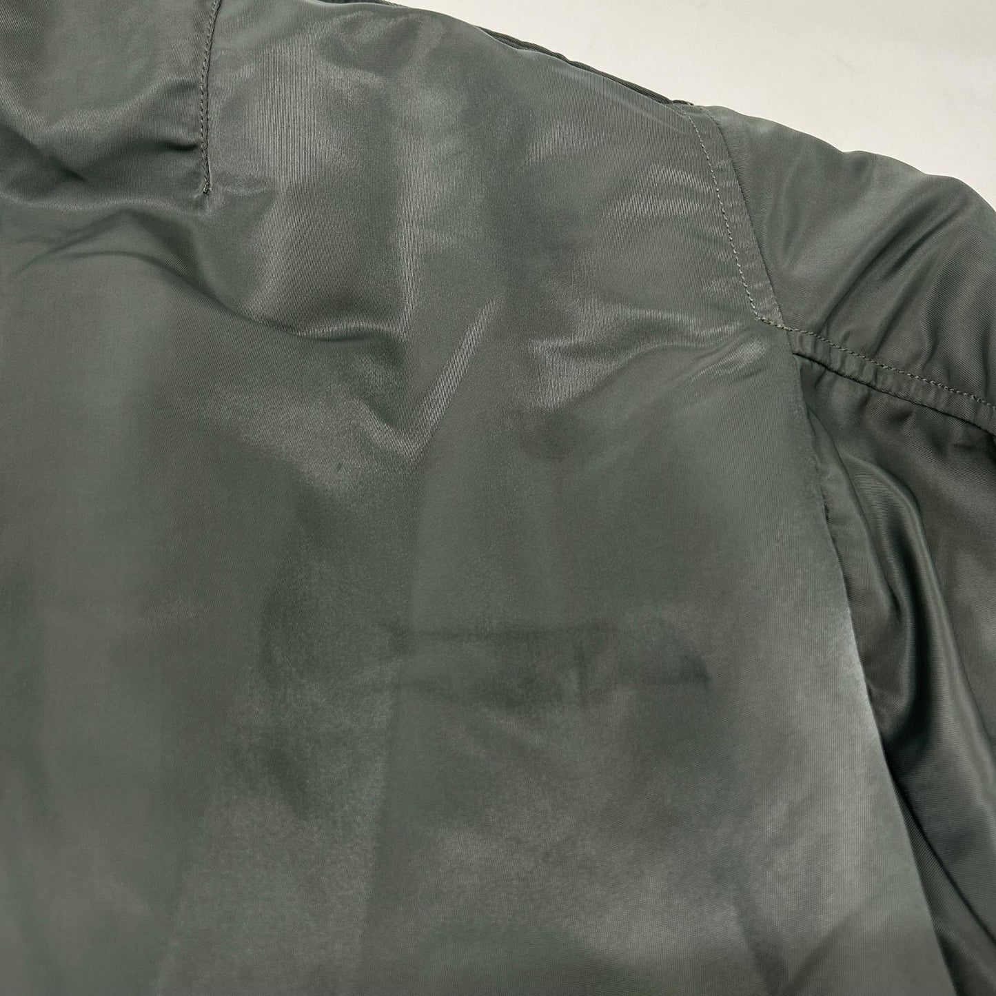 UNUSED アンユーズド ×BUZZ RICKSON'S BEAMS別注 US2112 L-2B オリーブ ナイロン×ウールリップストップ フライトジャケット ジャケット