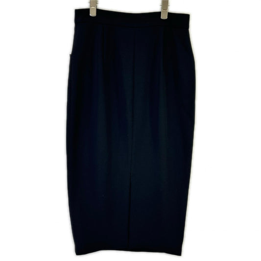 MAXMARA STUDIO マックスマーラスタジオ 23610102376 ブラック トリアセテート混 バックスリット タイトスカート スカート