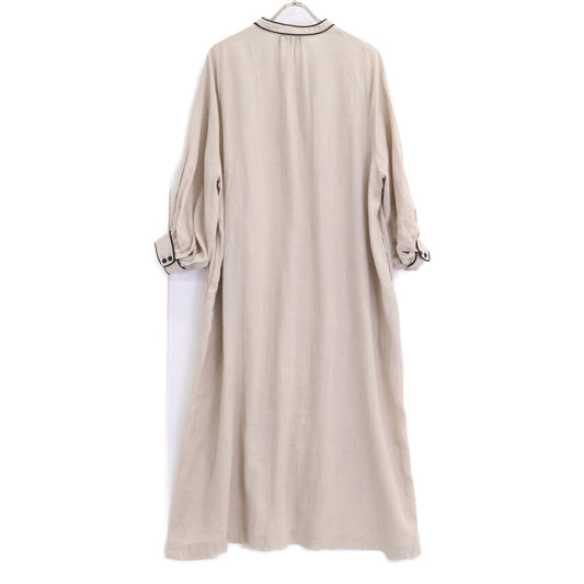 Pale Jute ペールジュート 【美品】PJ-2022SS-01 オリジナルリネン ロングスリーブ ワンピース