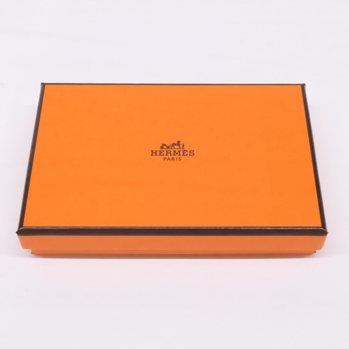 HERMES エルメス W刻 ボックスカーフ カルヴィデュオ カードケース コインケース