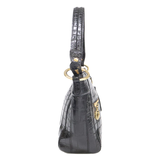BEAUGRAND ボーグラン 【美品】JRA ソフトクロコダイル タッセル付 2WAYショルダー トートバッグ