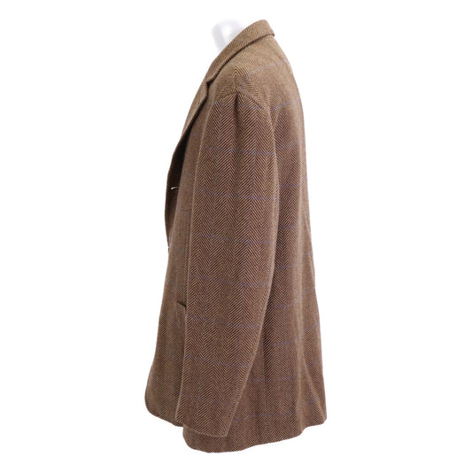 Kiton キートン 【美品】ヘリンボーン カシミヤ100% 段返り3Bテーラードジャケット ジャケット