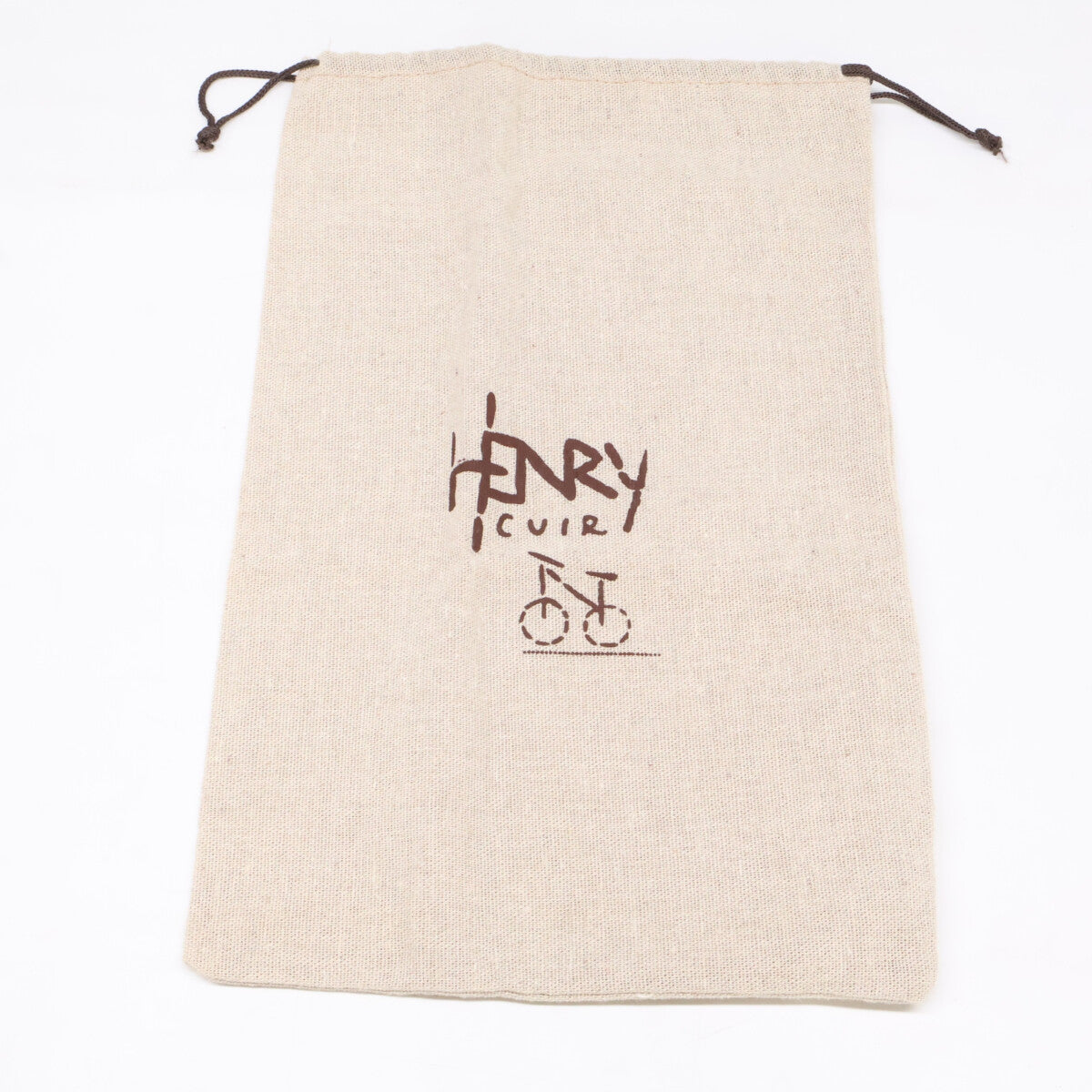 HENRY CUIR アンリークイール DOREMI CROSS 自転車刺繍 ラウンドジップ レザー 二つ折り財布 二つ折り財布(小銭入れあり)