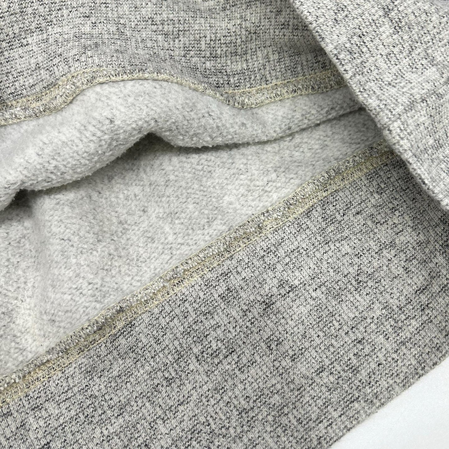 RRL ダブルアールエル グレー コットン Vガゼット クルーネックスウェットプルオーバー トップス