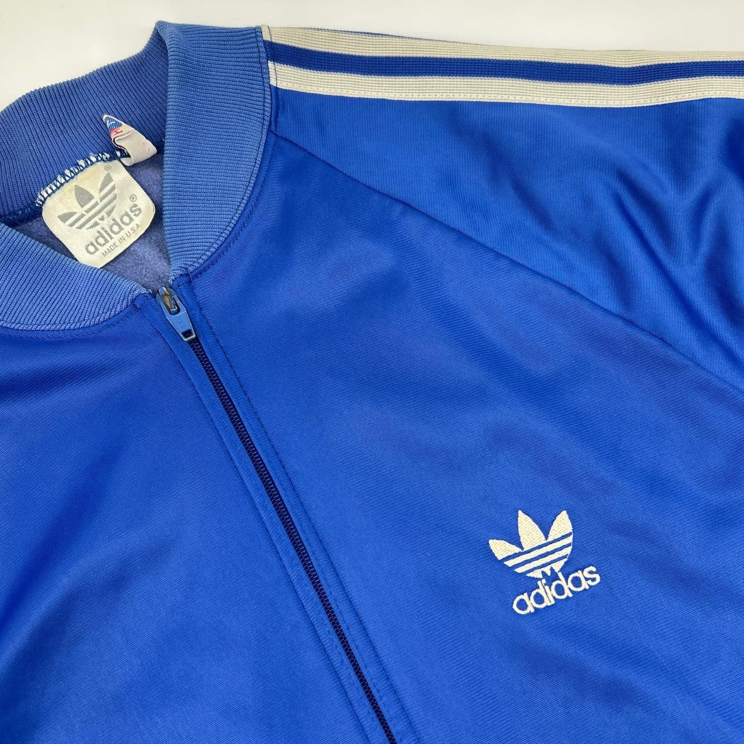 adidas Adidas 80s Blue Made in USA ATP three-stripe track jacket Jacket