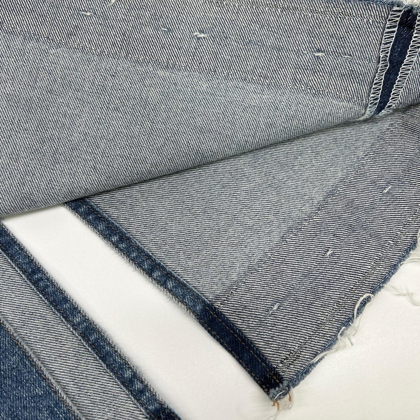 Whim Gazette ウィムガゼット 25SS WGD1051209A0001 インディゴブルー コットン カットオフ フロントボタン ノースリーブデニムワンピース オーバーオール オールインワン