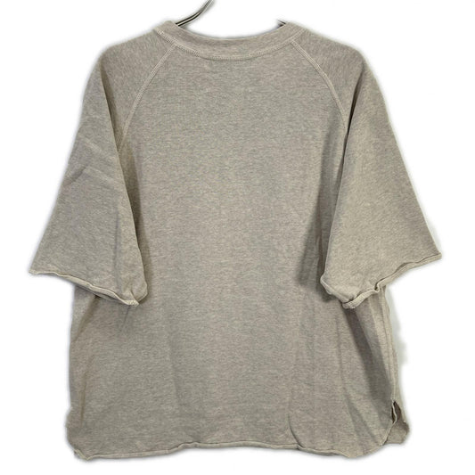 REMI RELIEF レミレリーフ ×HUG O WaR 25SS オートミール/ベージュ コットン TOY BEAR ヴィンテージ加工 天竺ラグランスリーブTシャツ トップス