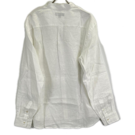 SEASE Sease SC030 white 100% linen fishtail shirt tops
