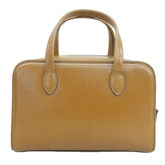 TOUT Y EST トゥティエ 新品同様 SAC LOQUET MINI ロケバッグ ミニ ハンドバッグ レディース キャラメル ハンドバッグ