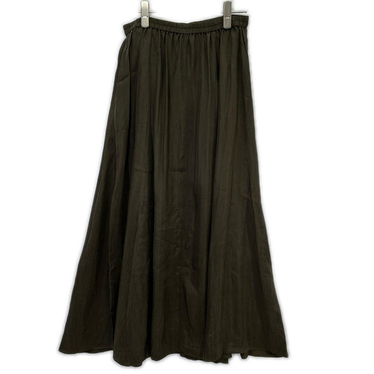 GALLARDAGALANTE ガリャルダガランテ GGZ1061201A0002 Made in 2026 Khaki 100% Cupra Flared Cupra Skirt Skirt