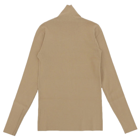 IRENE アイレネ ハイネック ロングスリーブ ニットソー トップス レディース ベージュ 36 21A81012 トップス