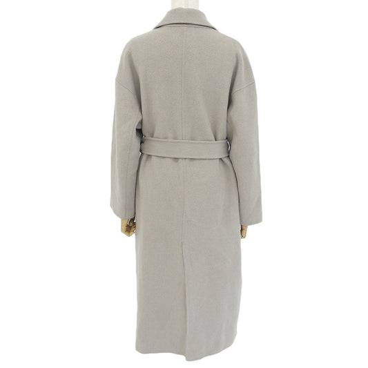 UNITED ARROWS ユナイテッドアローズ リバーテーラード ベルテッド コート ウール アンゴラ混 レディース グレー 36 1525-199-3933 コート