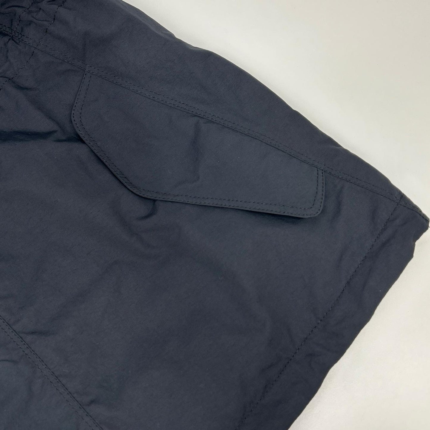 ISSEY MIYAKE 2004 ME41FA184 Dark Navy Nylon Zip-Up Coat, Parachute Jacket