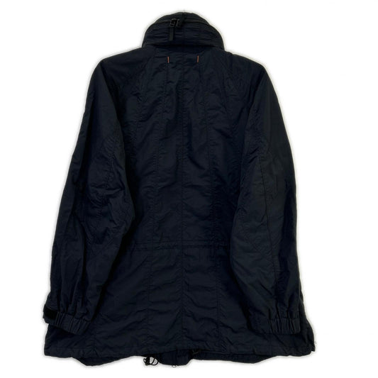 ISSEY MIYAKE イッセイミヤケ 04年 ME41FA184 ダークネイビー ナイロン ジップアップコート パラシュートジャケット ジャケット