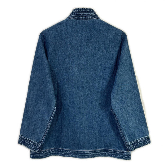 A.P.C. アーペーセー 25802-1-37191 ブルー デニム生地 チャイナジャケット ジャケット