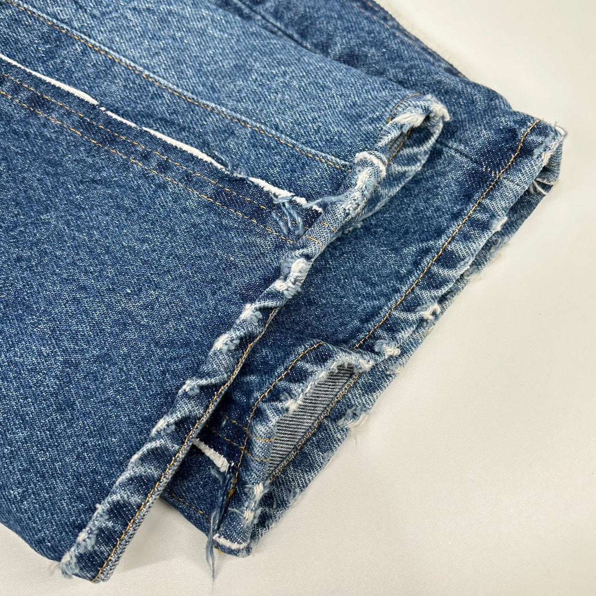 INSCRIRE アンスクリア ID-PT12 Streight Patch Different Denim/ストレート パッチ ディファレント デニム Bottoms