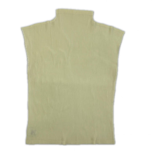 【SALE】 PLEATS PLEASE プリーツプリーズ PP31-FK325 イエロー モックネックショートスリーブシャツブラウス トップス