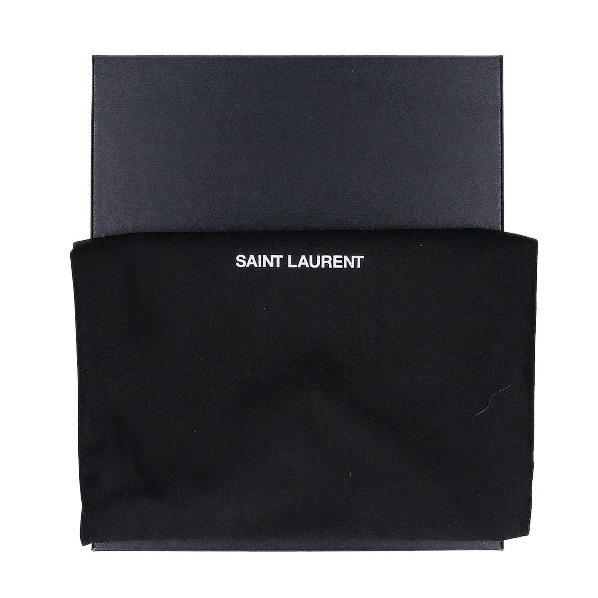 SAINT LAURENT PARIS サンローランパリ 新品同様 710318 スムースカーフ メタルカサンドラロゴ LE 5 A 7 ミニ ホーボーバッグ ハンドバッグ