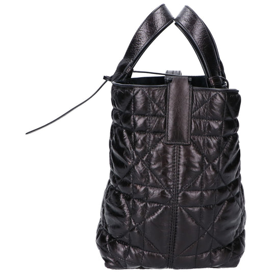 DIOR ディオール M2821SNIO_M900 ブラック マクロカナージュ クリンクルド カーフスキン Dior Toujours バッグ ミディアム ハンドバッグ