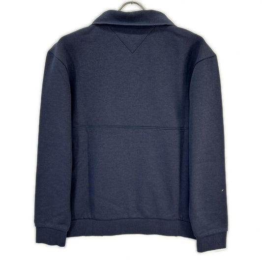 TOMMYHILFIGER トミーヒルフィガー ネイビー TH Flex ロングスリーブ ハーフジップスウェット トップス