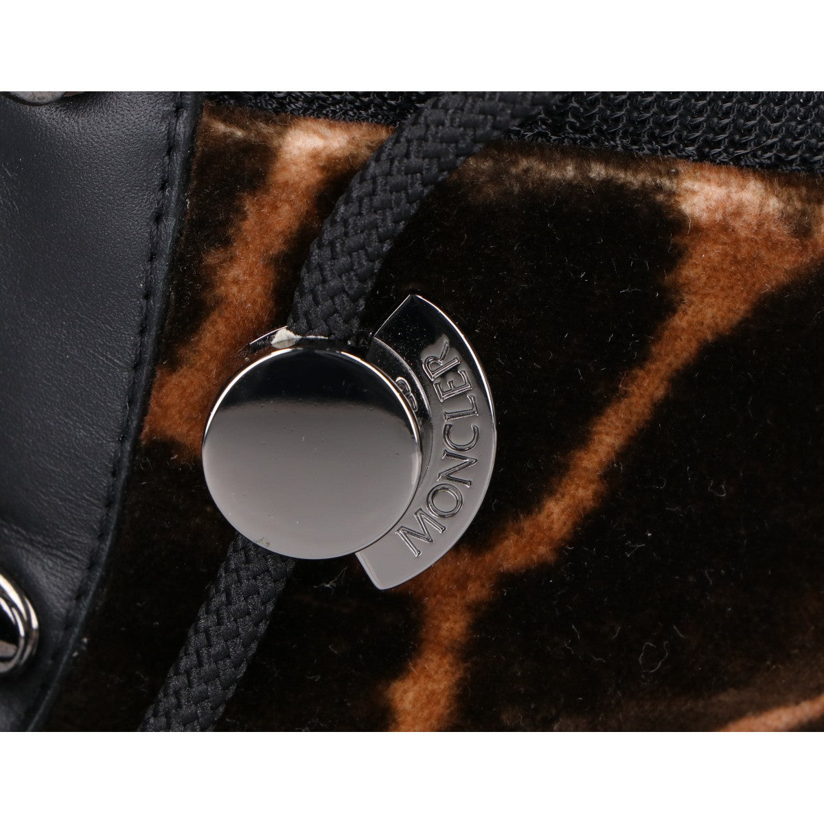 MONCLER モンクレール 【美品】HELIS ヘリス キリンモチーフプリント クリアラバーソール ハイキングブーツ シューズ