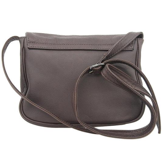 MR.OLIVE ミスターオリーブ IMPERMA LEATHER NEAT レザー ショルダーバッグ レディース ダークブラウン ショルダーバッグ