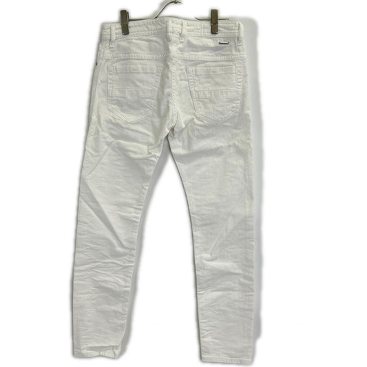DIESEL Diesel white THOMMER stretch skinny pants bottoms