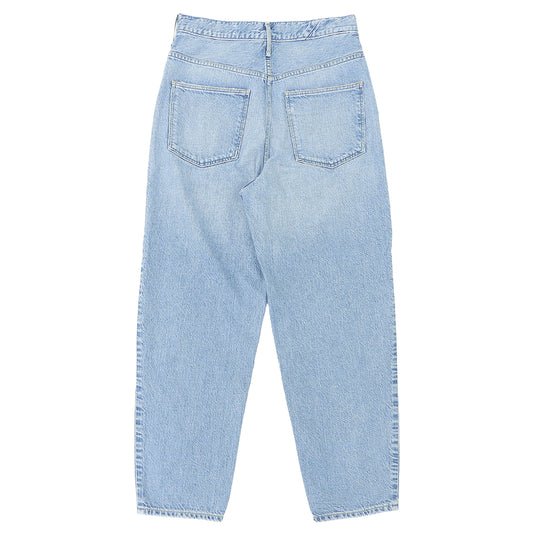 upper hights アッパーハイツ 美品 THE FIG テーパードデニムパンツ ボトムス レディース ライトブルー 25 ボトムス