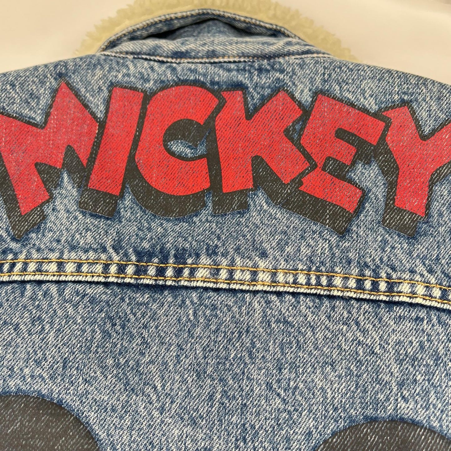 LEVI'S リーバイス 【×ミッキーマウス】16365-0086 ライトブルー 裏地ボアデニムジャケット ジャケット