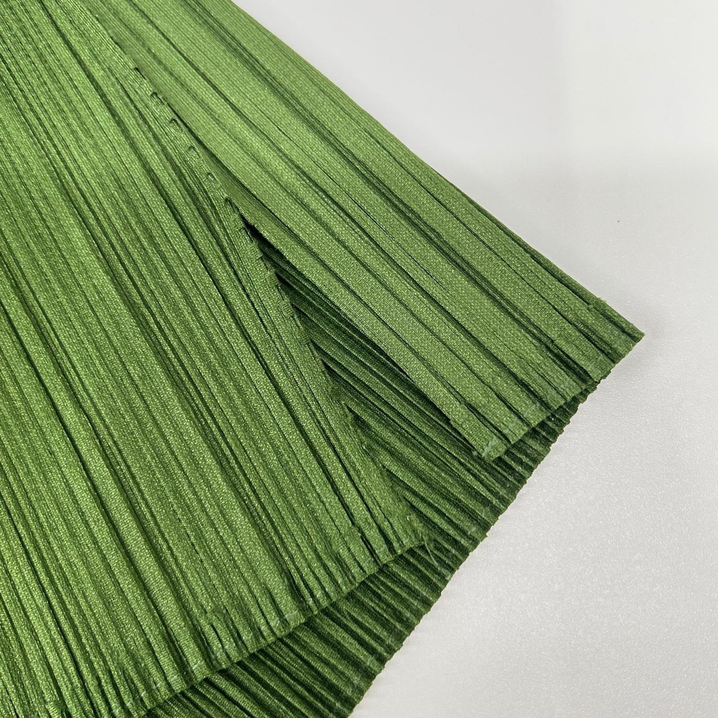PLEATS PLEASE プリーツプリーズ PP31-JG148 グリーン ミニフリンジロングスカート スカート