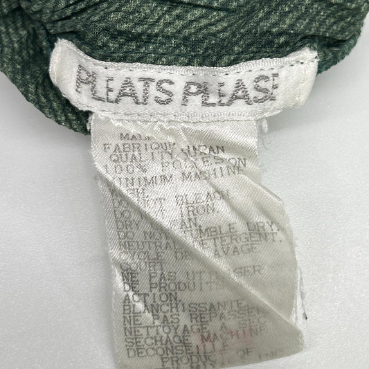 PLEATS PLEASE プリーツプリーズ PP73-JK204 グリーン ハイネック長袖カットソー トップス