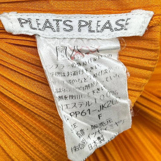 PLEATS PLEASE プリーツプリーズ PP61-JK202 オレンジ 長袖カットソー トップス