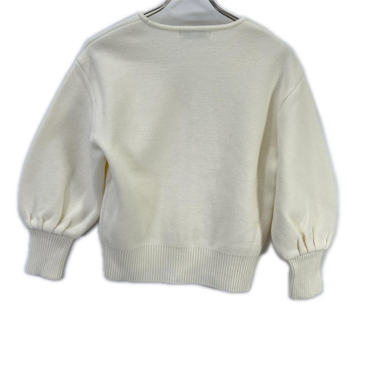 Rene ルネ 24AW 6412200 アイボリー パールボタン コットンニット トップス