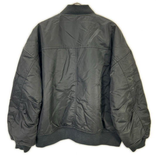 RHC Ron Herman RHC Ron Herman ×JERROD PAHL 4220400126 black nylon quilt-lined BOMBER JACKET/bomber jacket