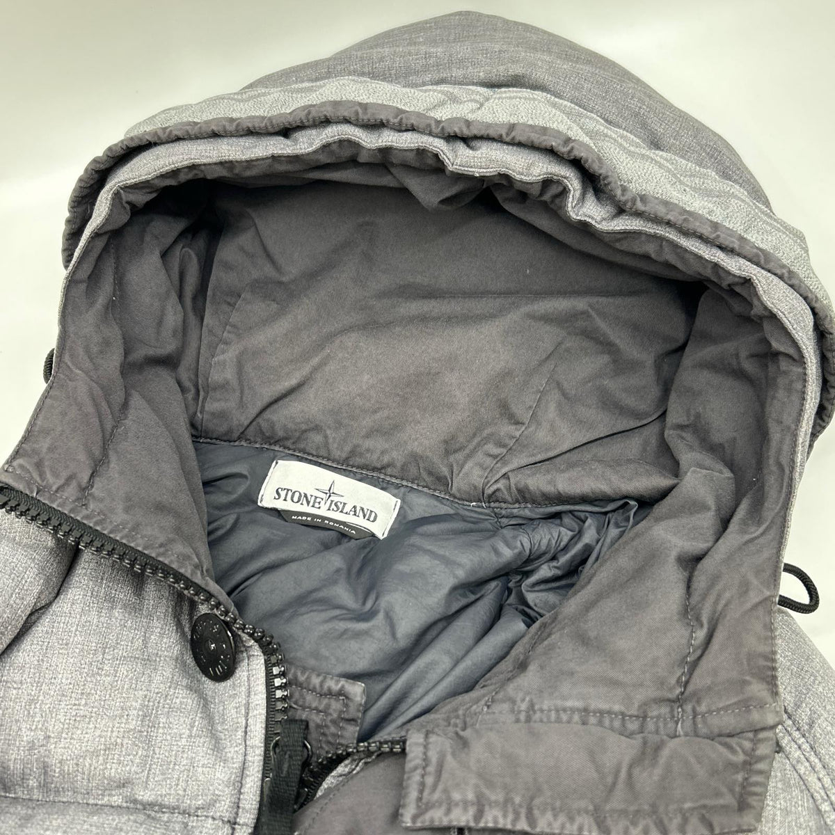 STONE ISLAND ストーンアイランド 14AW 611570648 グレー 4POCKETS HOODED DOWN JACKET ジャケット
