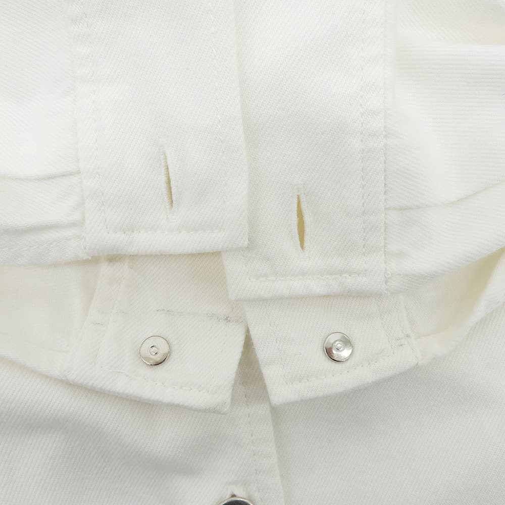 theory luxe Fine Condition SLATE DENIM IVANE Cotton Denim Jacket Women's White S32 03-5108250 25SS Jackets