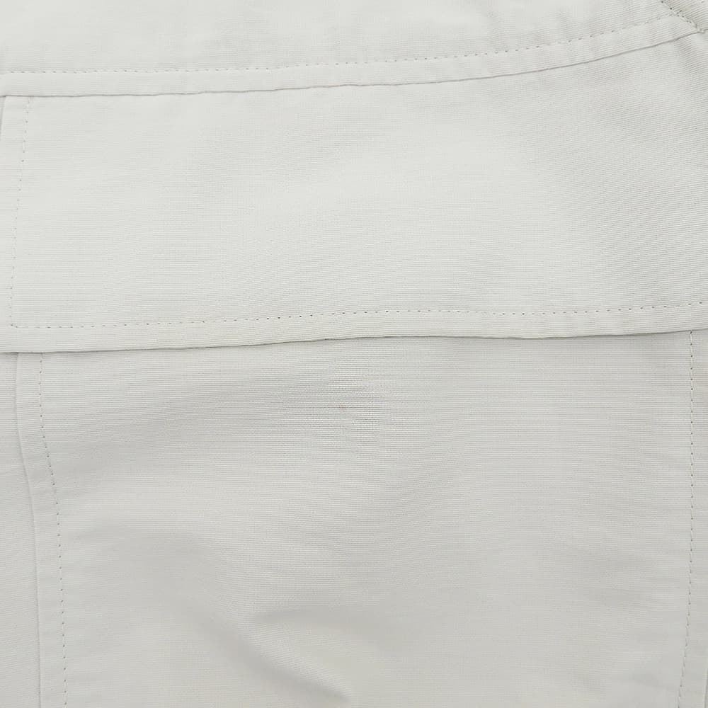 theory luxe セオリーリュクス 美品 コットン×ナイロン ノーカラークロップドジャケット レディース ベージュ S32 03-4104103 24SS ジャケット